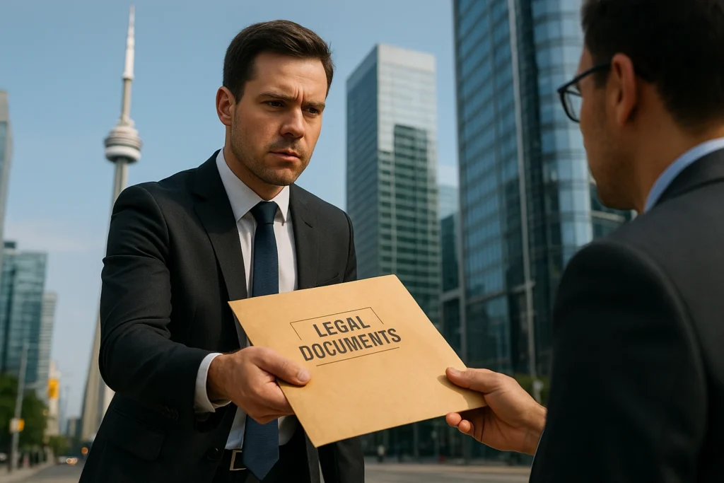 same day process server in Toronto