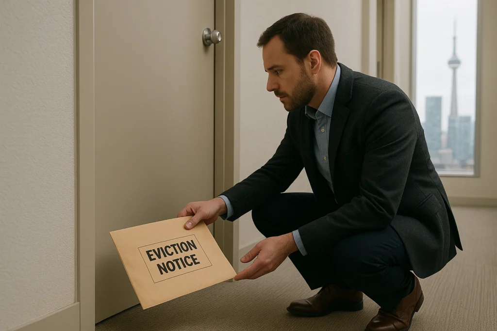 serve eviction notice in Ontario