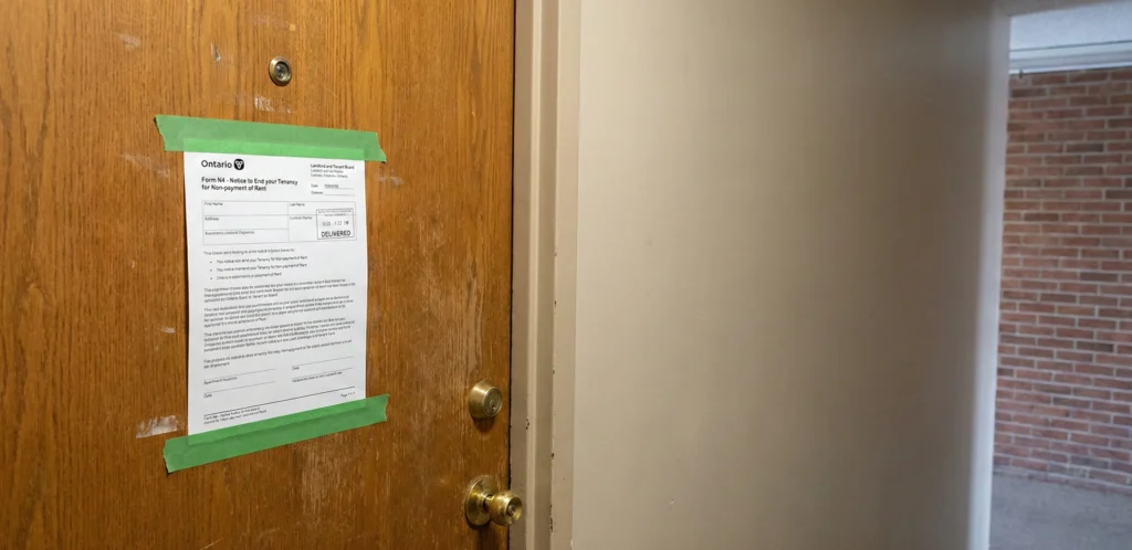 Serve Eviction Notice Ontario