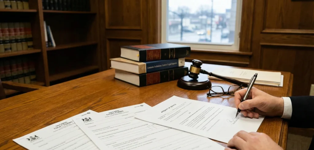 affidavit of service ontario