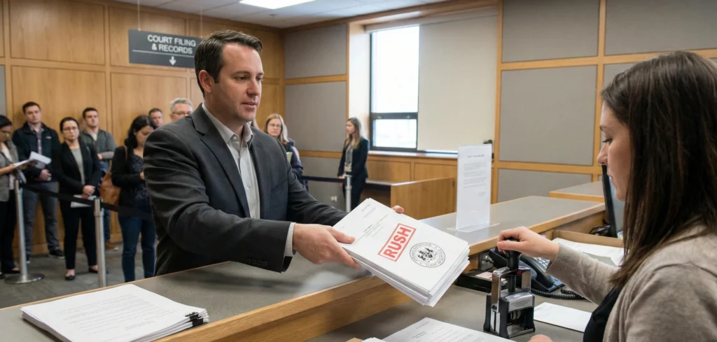 rush court filing ontario 2026