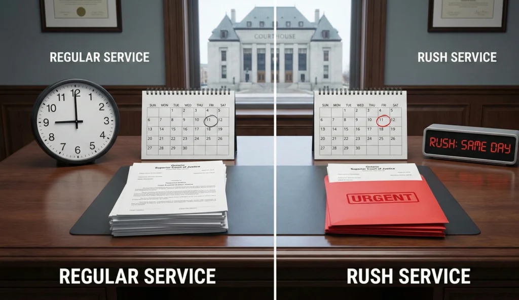 rush process serving