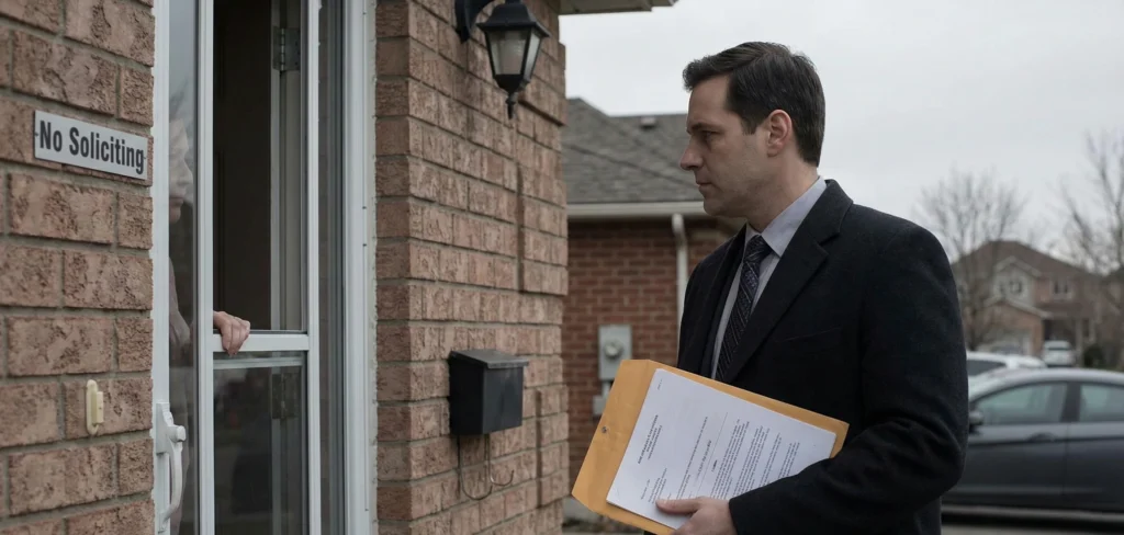 serving documents ontario