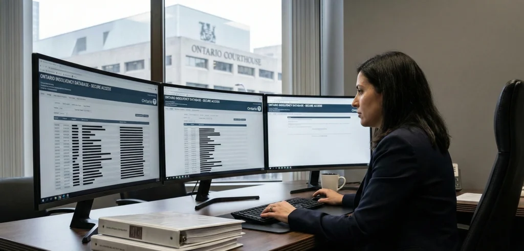 bankruptcy search ontario