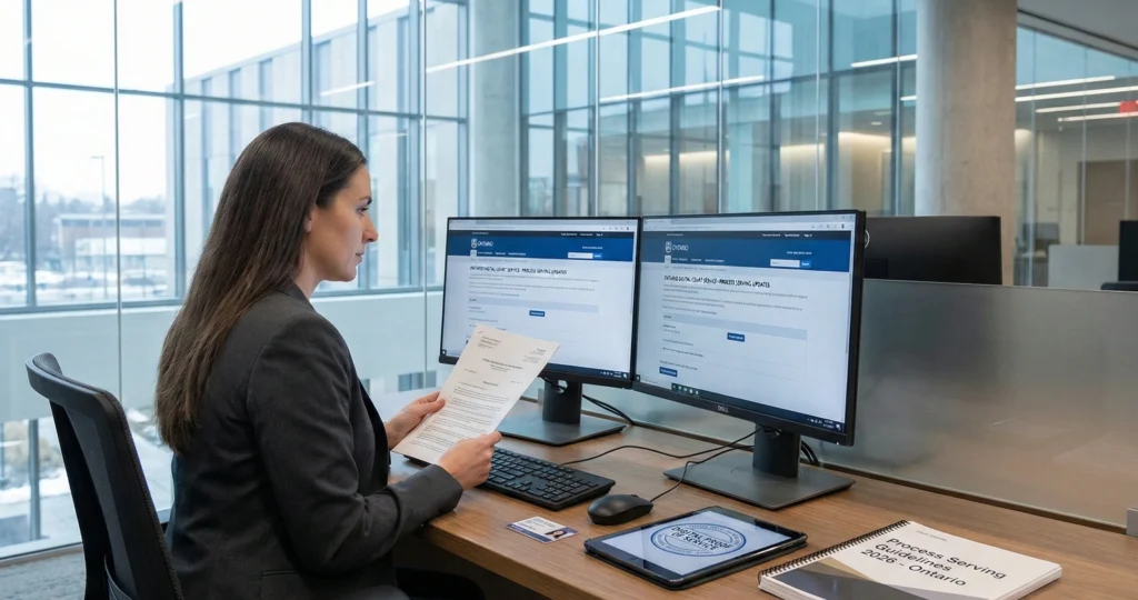 ontario process serving changes