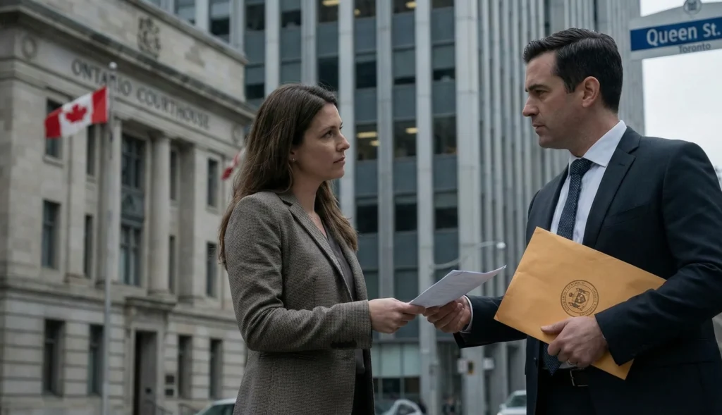 serve court summons ontario