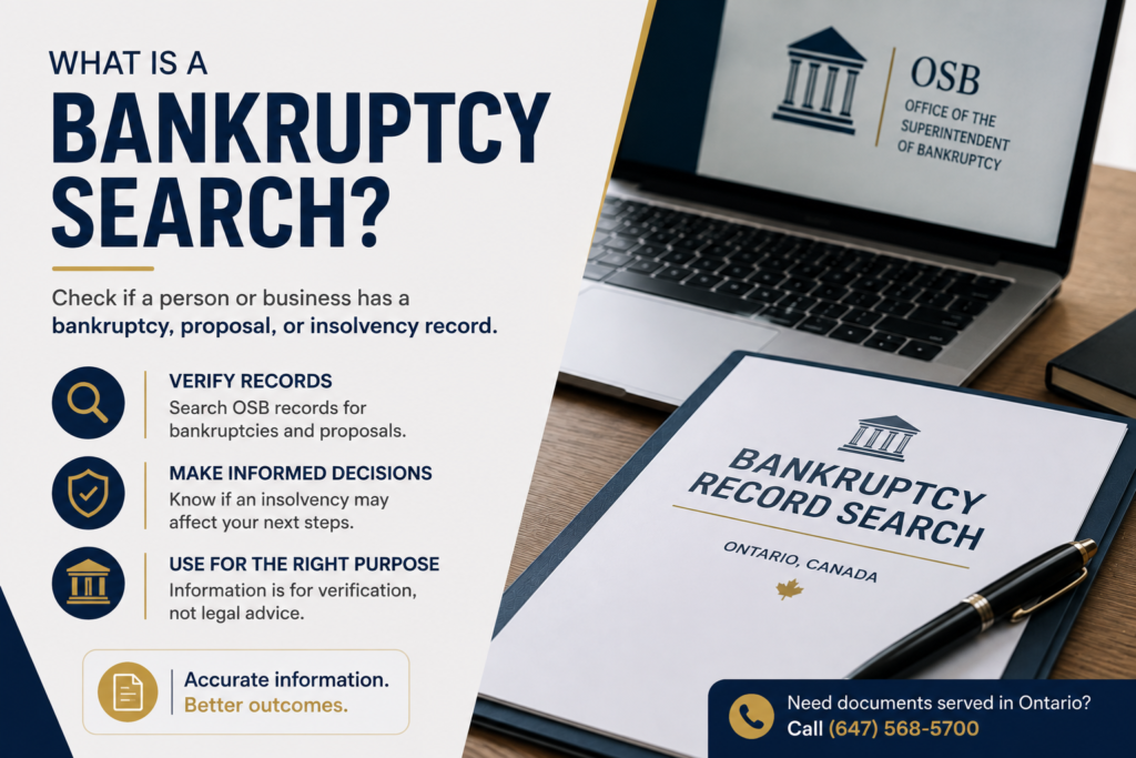 Bankruptcy Search