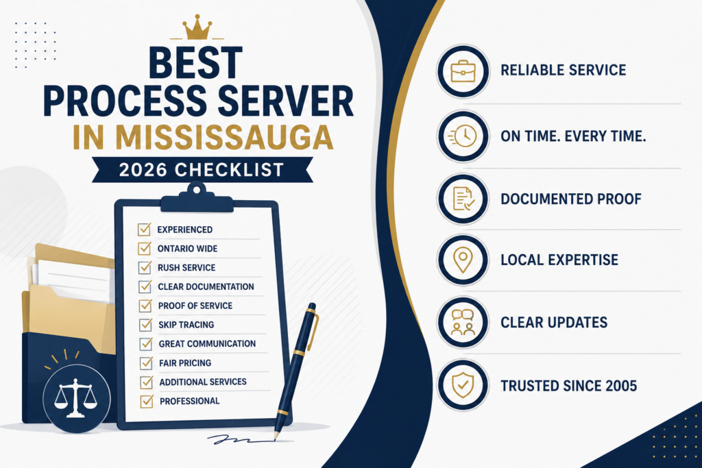 Best Process Server in Mississauga