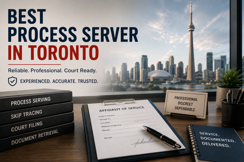 Best Process Server in Toronto