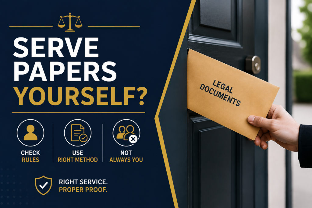 Can You Serve Legal Papers Yourself in Ontario