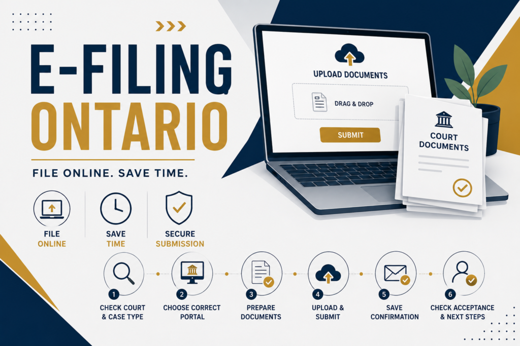 E-Filing Ontario How to Submit Court Documents Online in 2026