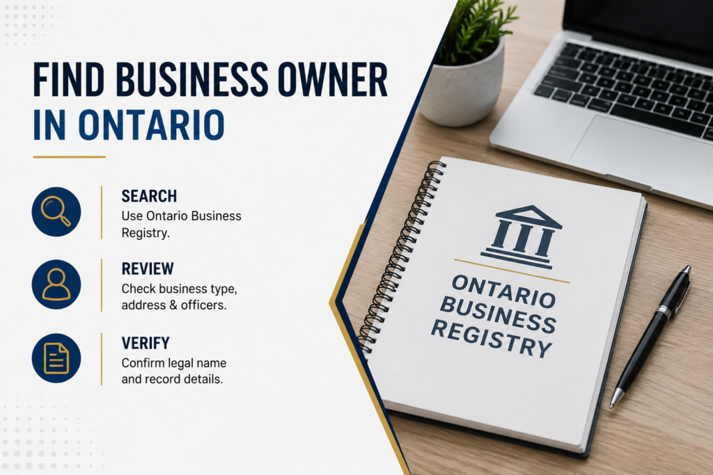 find business owner ontario