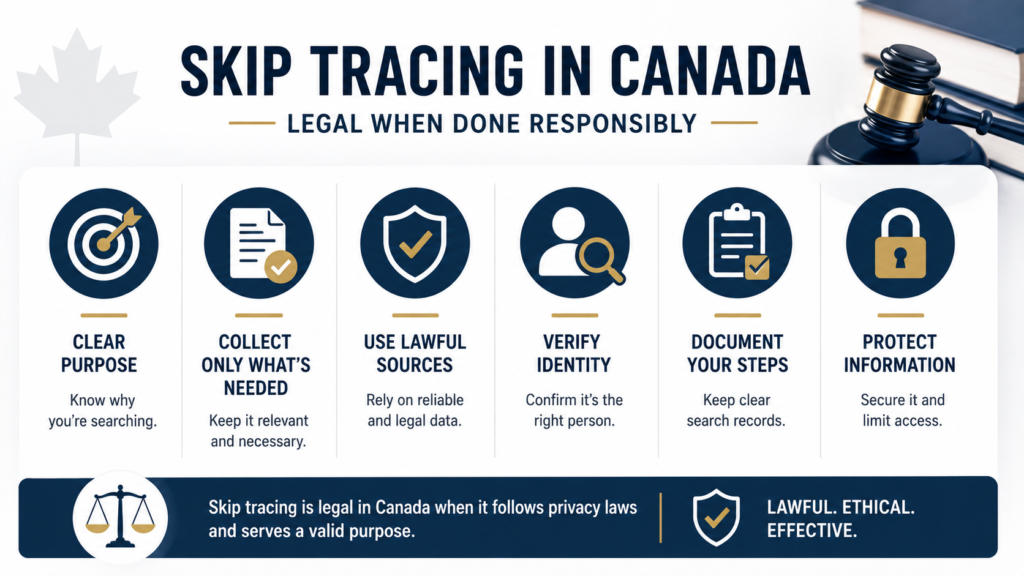 Is Skip Tracing Legal in Canada