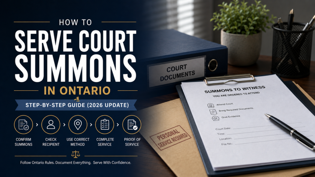 Serve Court Summons