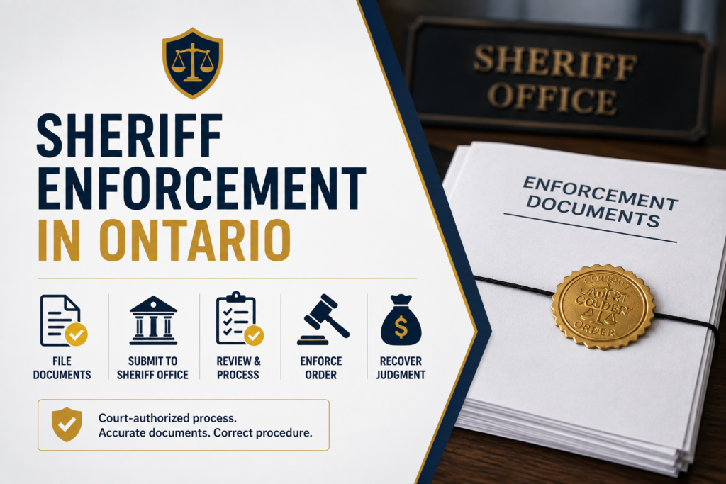 Sheriff Office Enforcement in Ontario Explained