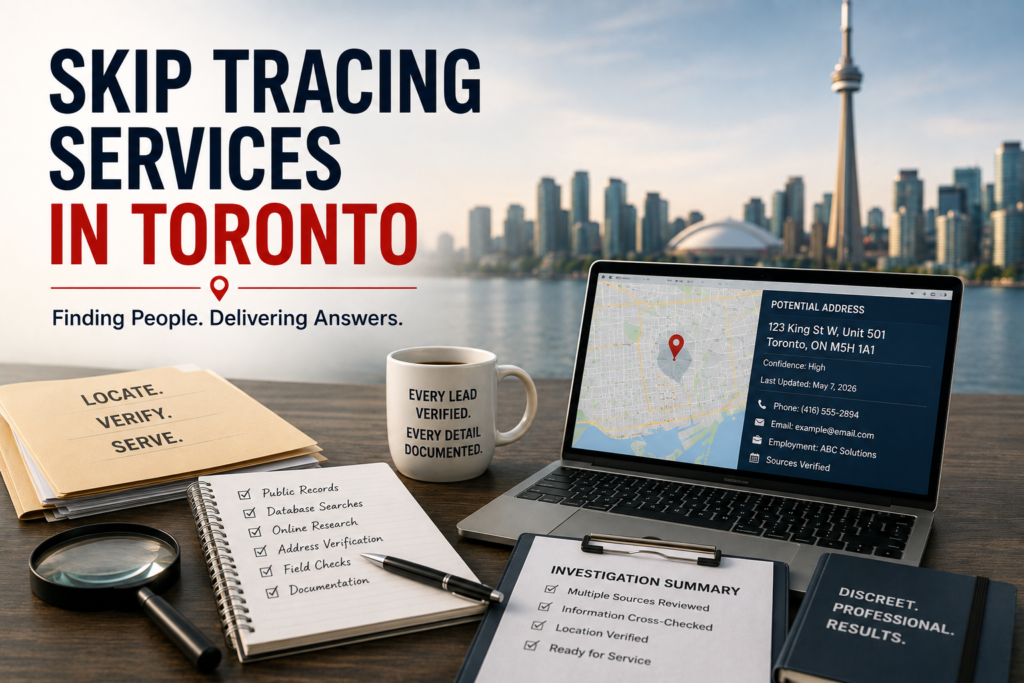 Skip Tracing Services in Toronto