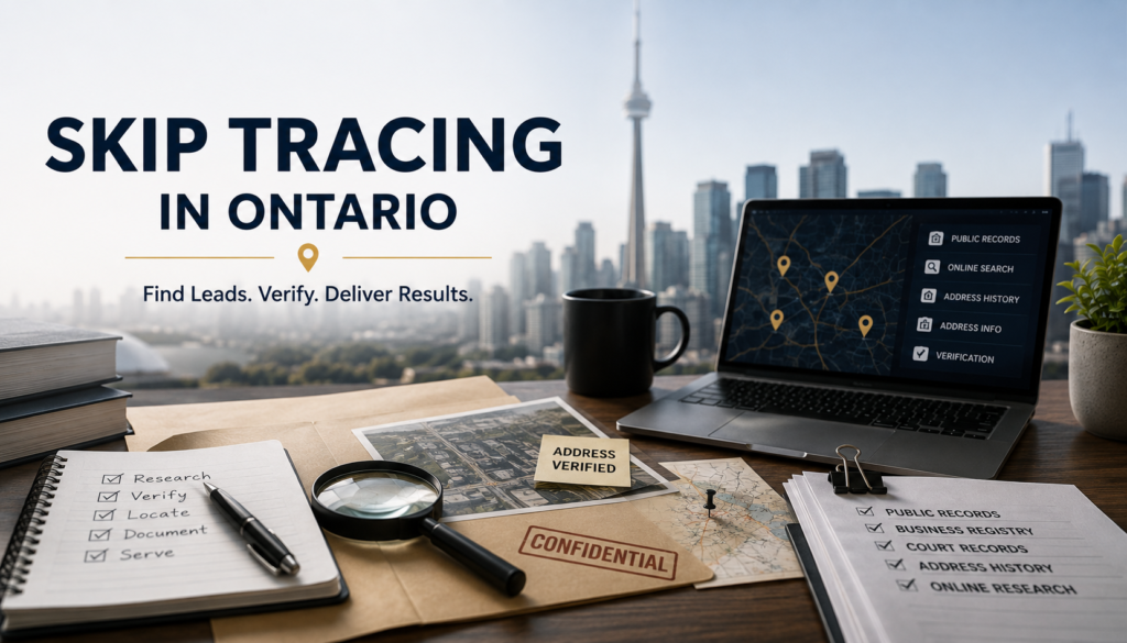 Skip Tracing in Ontario