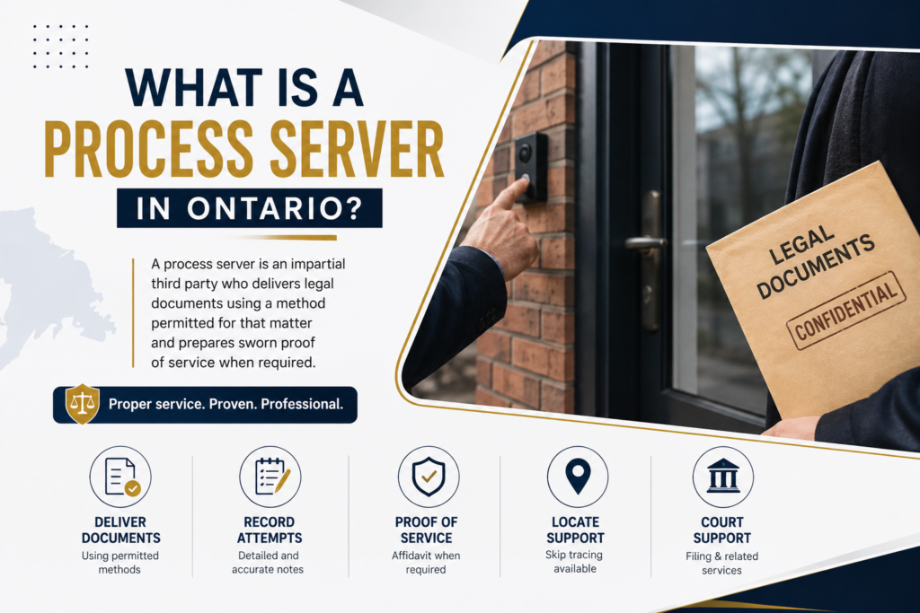 What Is a Process Server in Ontario
