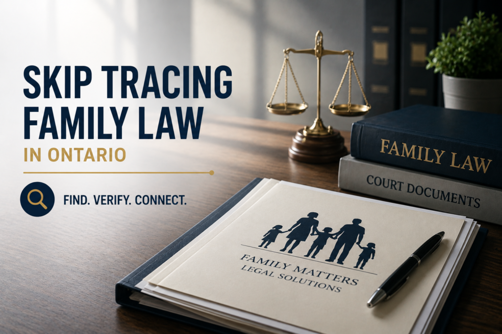 skip tracing family law ontario
