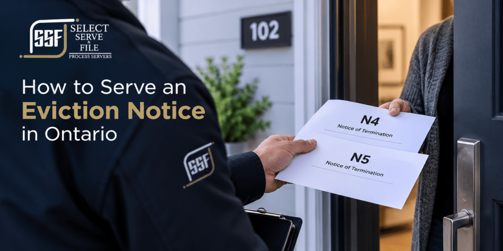How to Serve an Eviction Notice in Ontario
