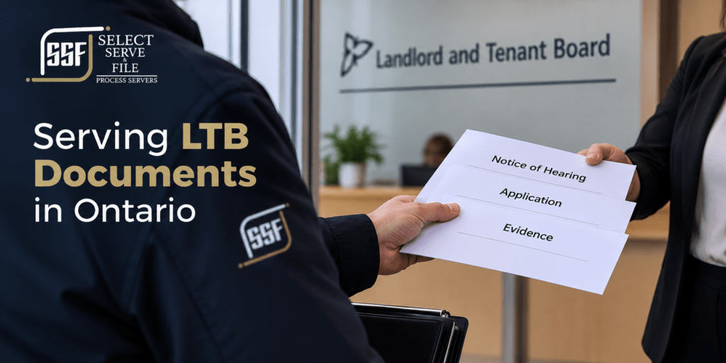 Serving Landlord and Tenant Board Documents in Ontario